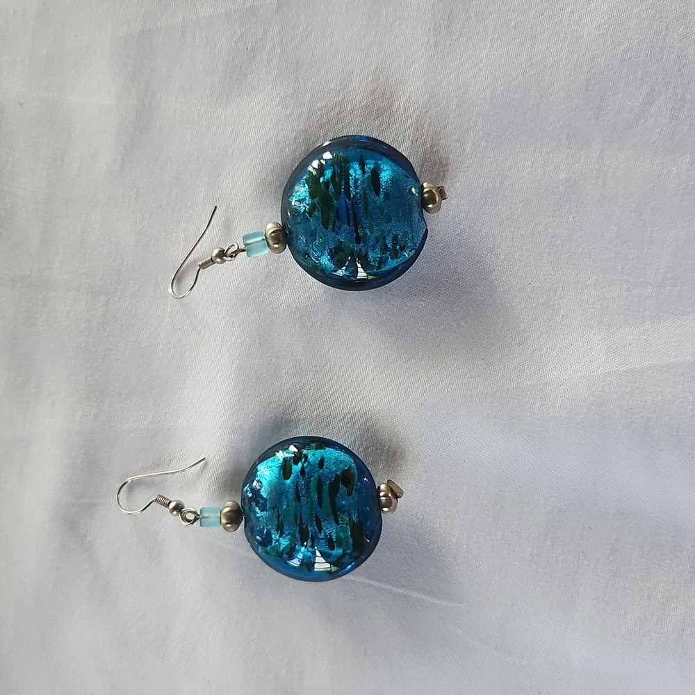 Blue earrings
